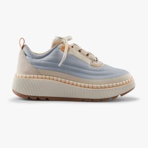 COUGAR Sayah Fog Blue Suede Nylon Waterproof Sneaker Shoe